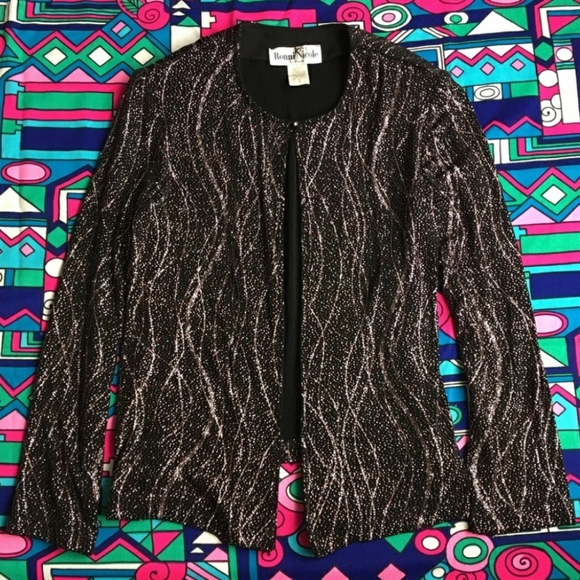 Modern Vintage Ouida Shimmery Cardigan Jacket - Picture 2 of 4